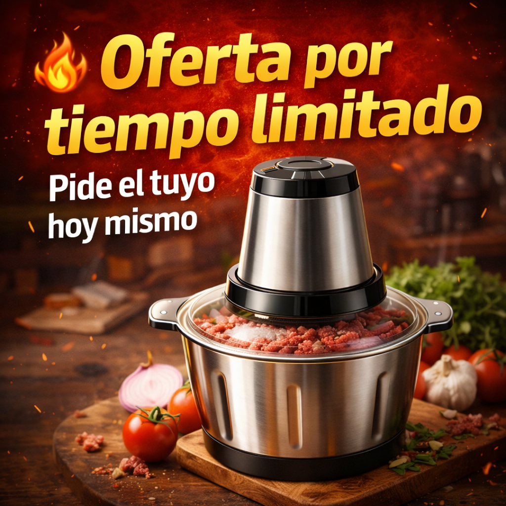 Diseñado para facilitarte la vida en la cocina desde el primer uso - Picador Electrico