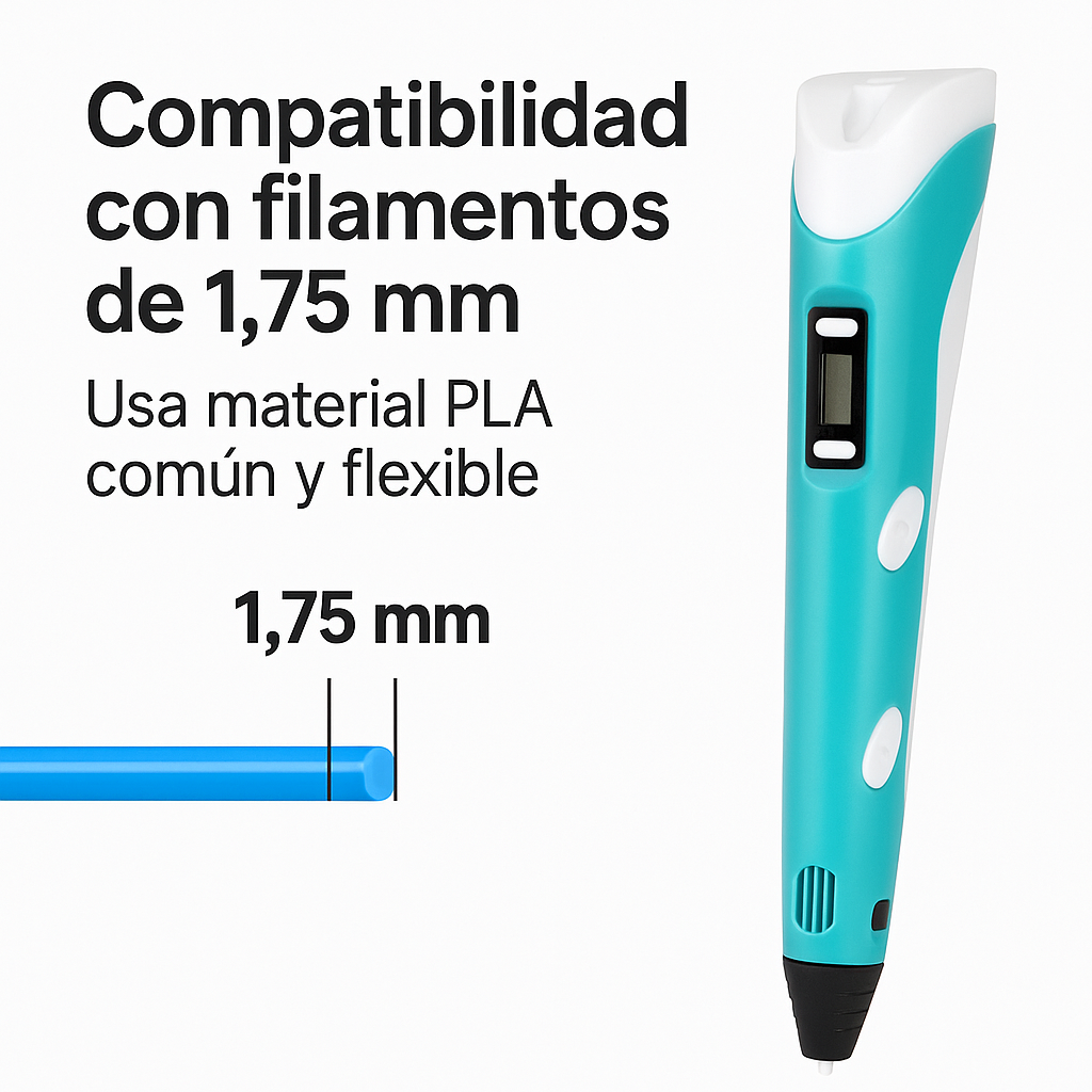 ¡Oferta Black Friday! Lápiz 3D Profesional + Filamentos Incluidos