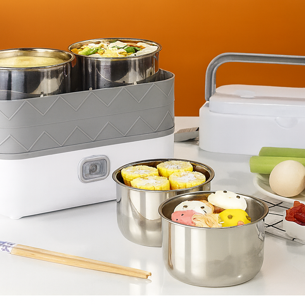 ¡Tu comida caliente siempre contigo! - LONCHERA ELECTRICA