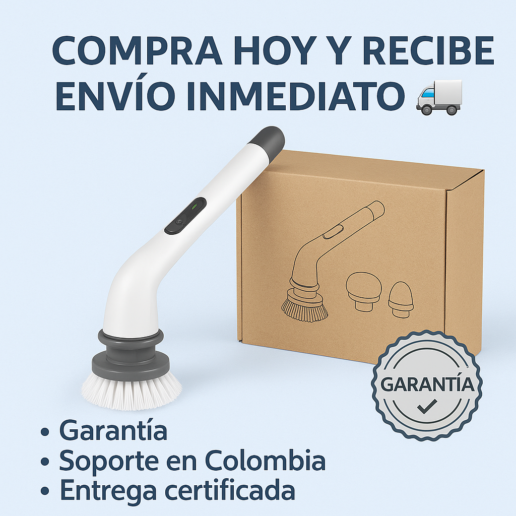 Adiós suciedad difícil, hola brillo inmediato - LIMPIADOR ELECTRICO