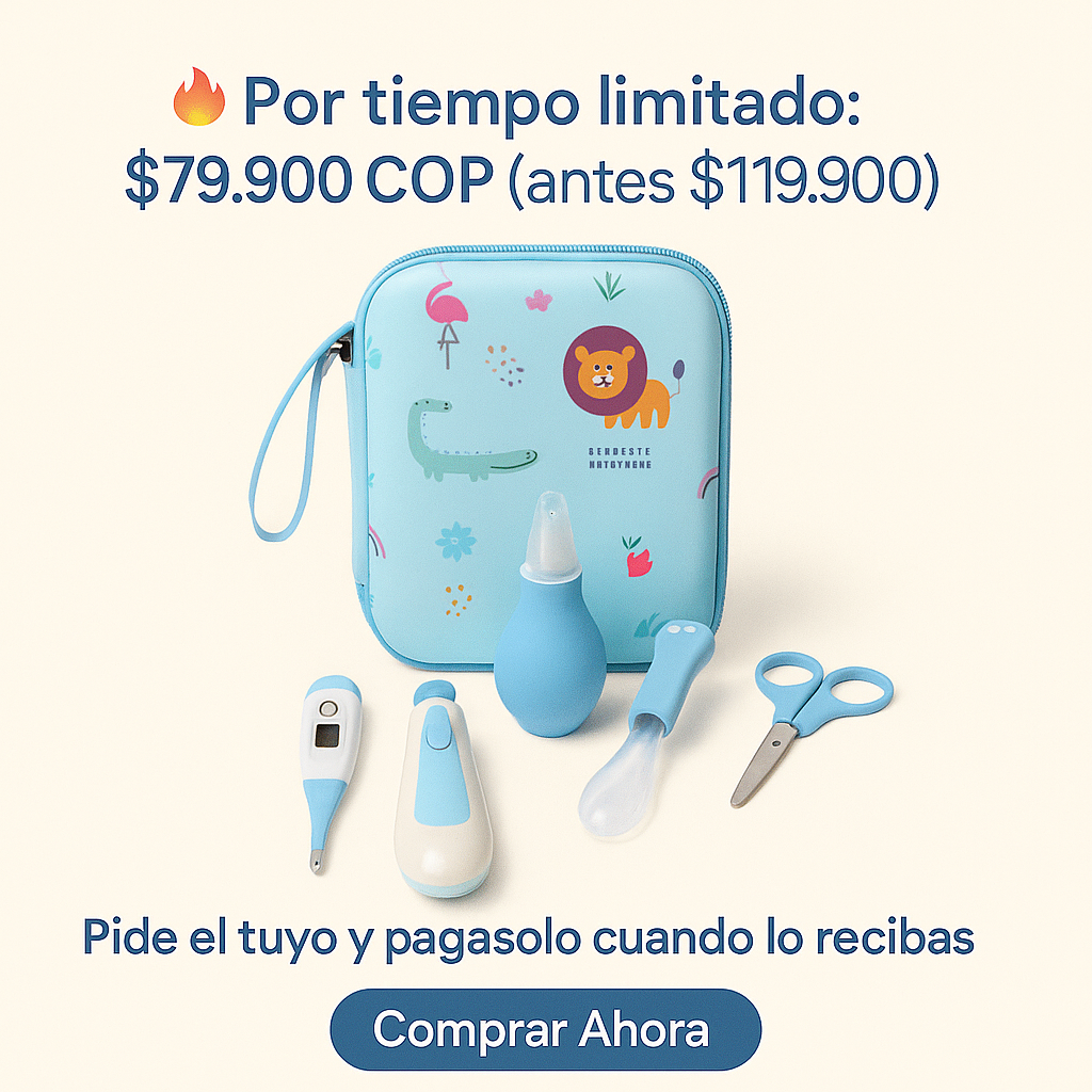 Todo el cuidado que tu bebé necesita, en un solo estuche - SET HIGIENE.