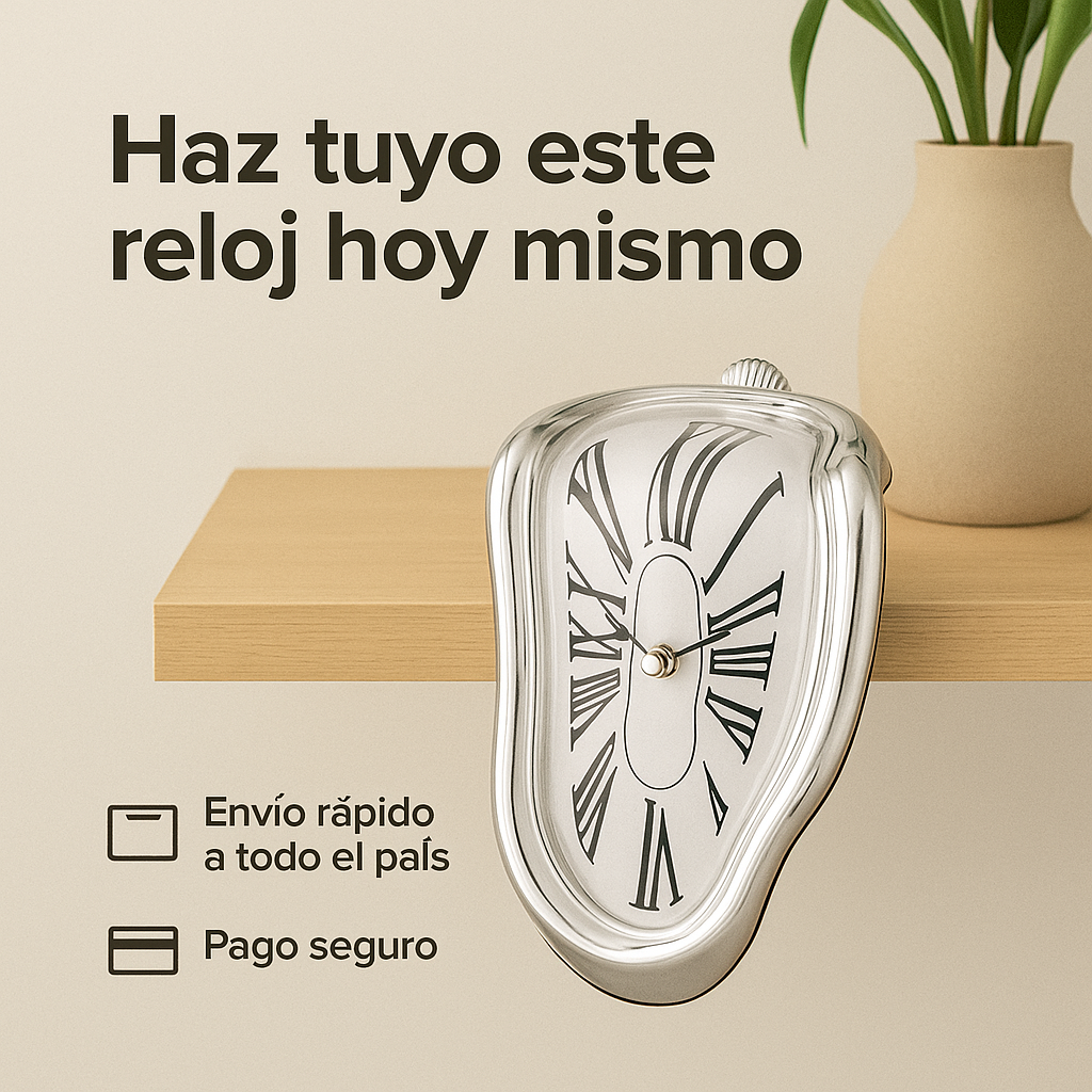 El reloj que desafía el tiempo y la lógica - RELOJ DERRETIDO