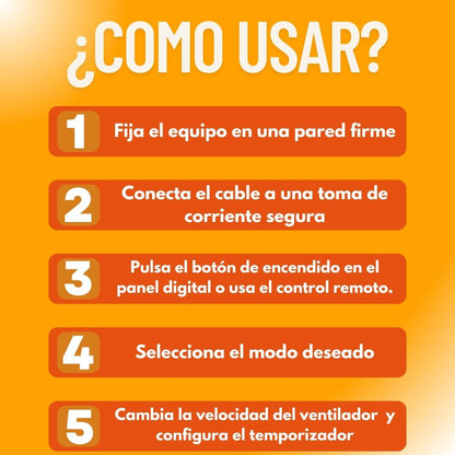 ¡Revoluciona tu espacio! Aire acondicionado y calefactor 2 en 1.