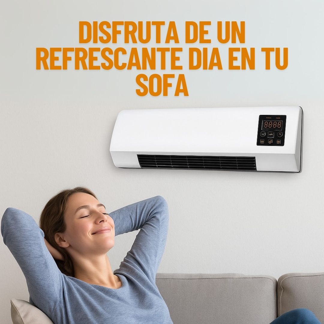 ¡Revoluciona tu espacio! Aire acondicionado y calefactor 2 en 1.