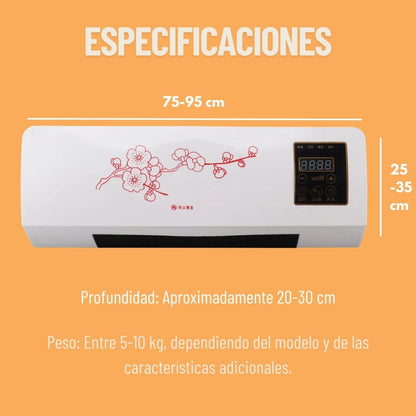 ¡Revoluciona tu espacio! Aire acondicionado y calefactor 2 en 1.