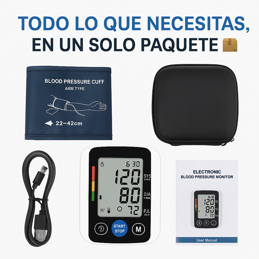 El tensiómetro que todos en Colombia están comprando — fácil, rápido y confiable.