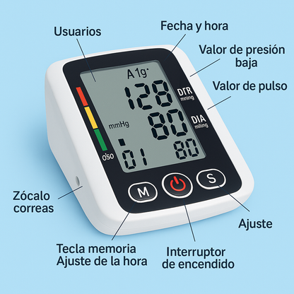 El tensiómetro que todos en Colombia están comprando — fácil, rápido y confiable.