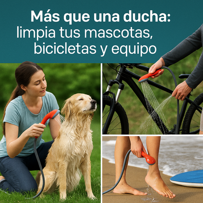 Tu Ducha, Donde Quieras y Cuando Quieras - Set De Ducha Portatil