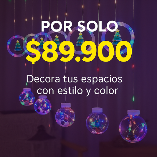 Convierte tu casa en un rincón mágico esta Navidad - CORTINA INTERCALADA NAVIDAD