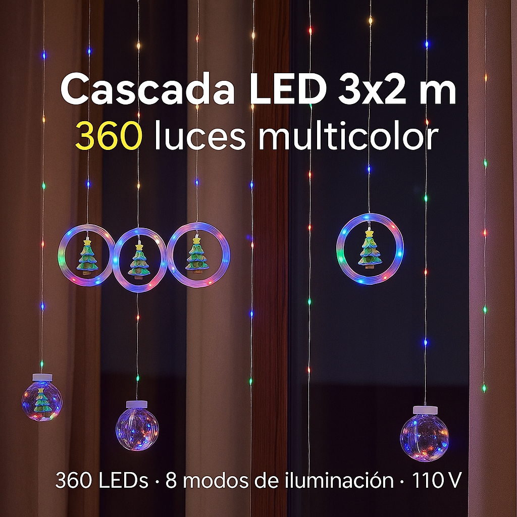 Convierte tu casa en un rincón mágico esta Navidad - CORTINA INTERCALADA NAVIDAD.