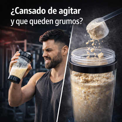 Tu batido perfecto, sin esfuerzo - Botella Mezcladora Electrica