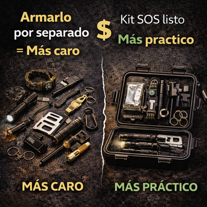 Estar preparado es una decisión inteligente - Kit De Supervivencia 14 Piezas