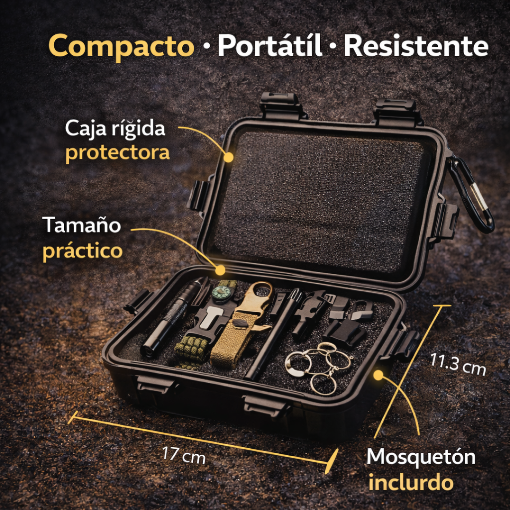 Estar preparado es una decisión inteligente - Kit De Supervivencia 14 Piezas