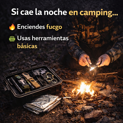 Estar preparado es una decisión inteligente - Kit De Supervivencia 14 Piezas