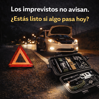Estar preparado es una decisión inteligente - Kit De Supervivencia 14 Piezas