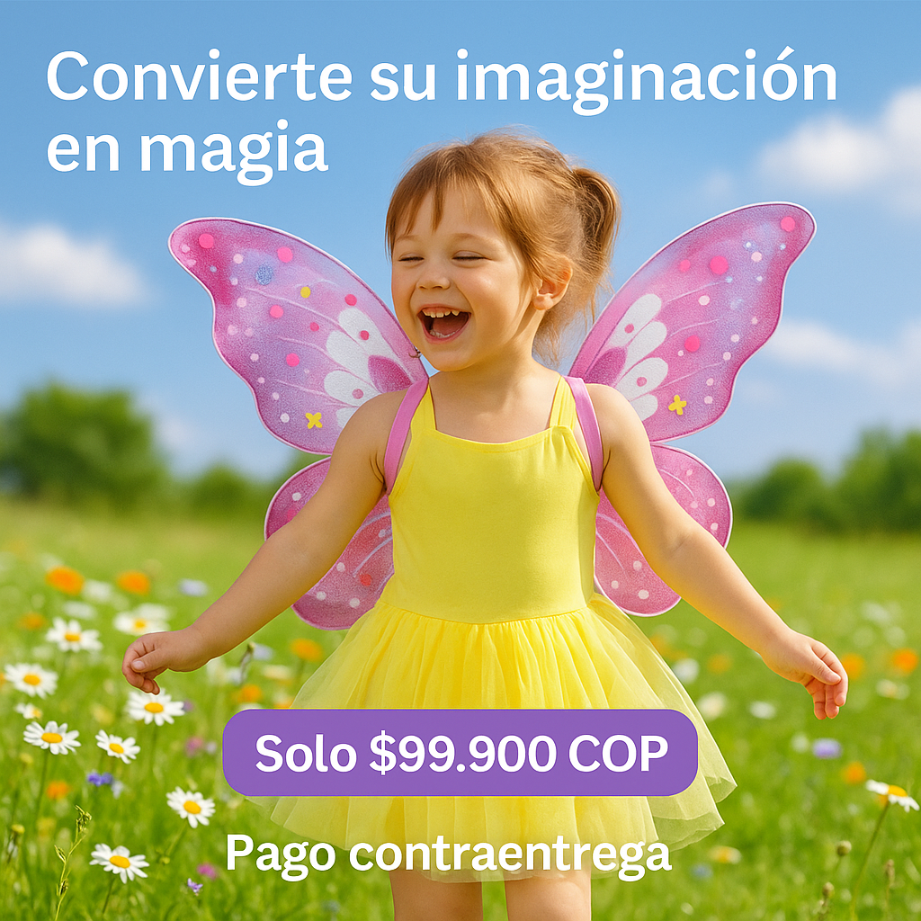 Convierte su imaginación en magia con sus propias alas - ALAS MARIPOSA