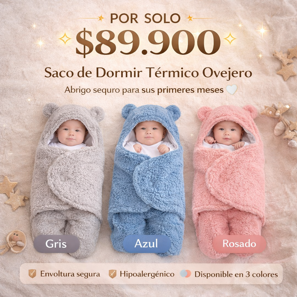 Envuelve su mundo en suavidad - Sleeping Ovejero Para Bebe