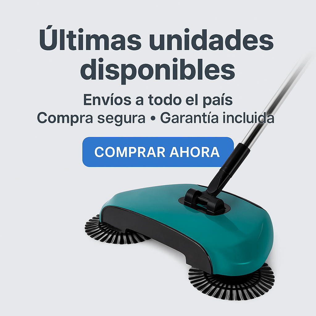 ¡La limpieza más fácil llegó HOY! - BARREDOR MANUAL