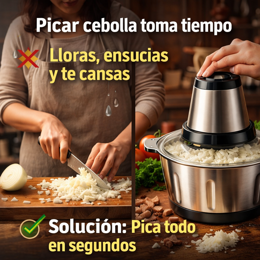 Diseñado para facilitarte la vida en la cocina desde el primer uso - Picador Electrico