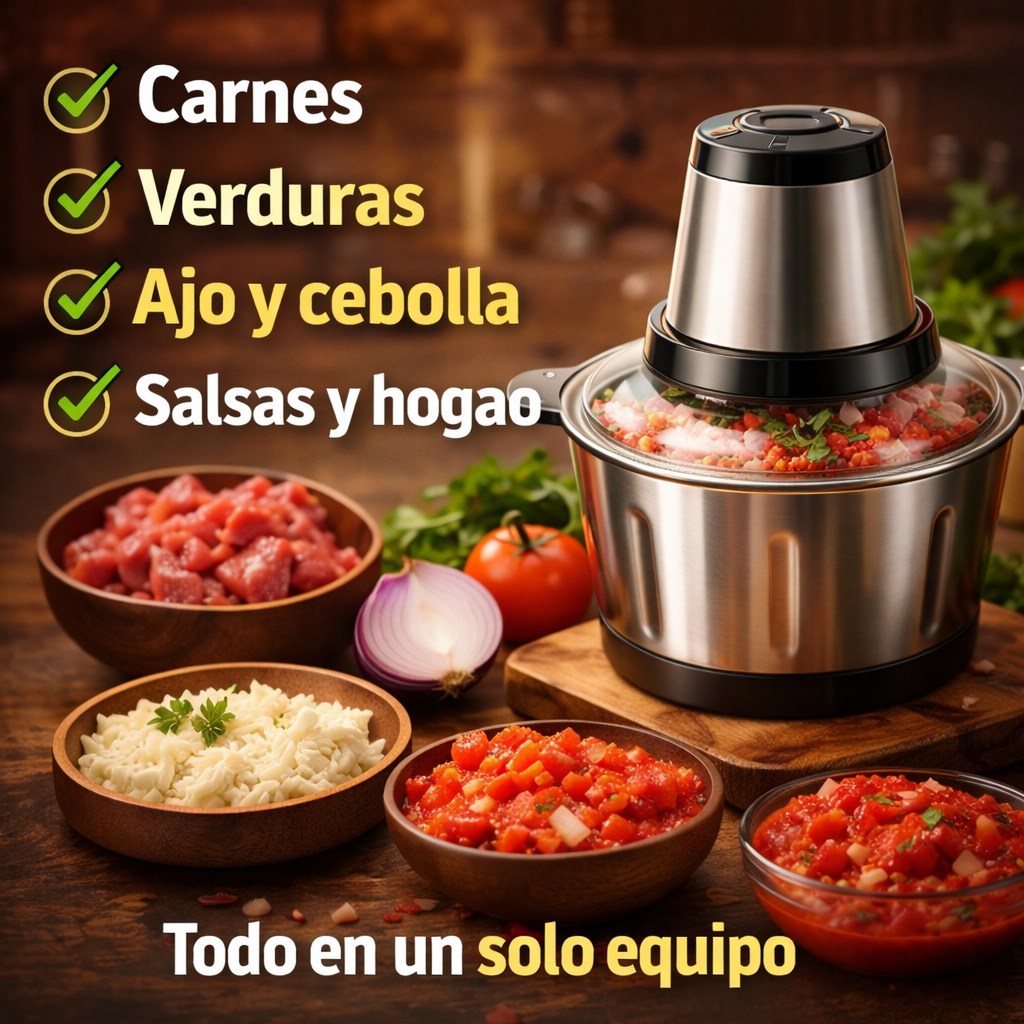 Diseñado para facilitarte la vida en la cocina desde el primer uso - Picador Electrico
