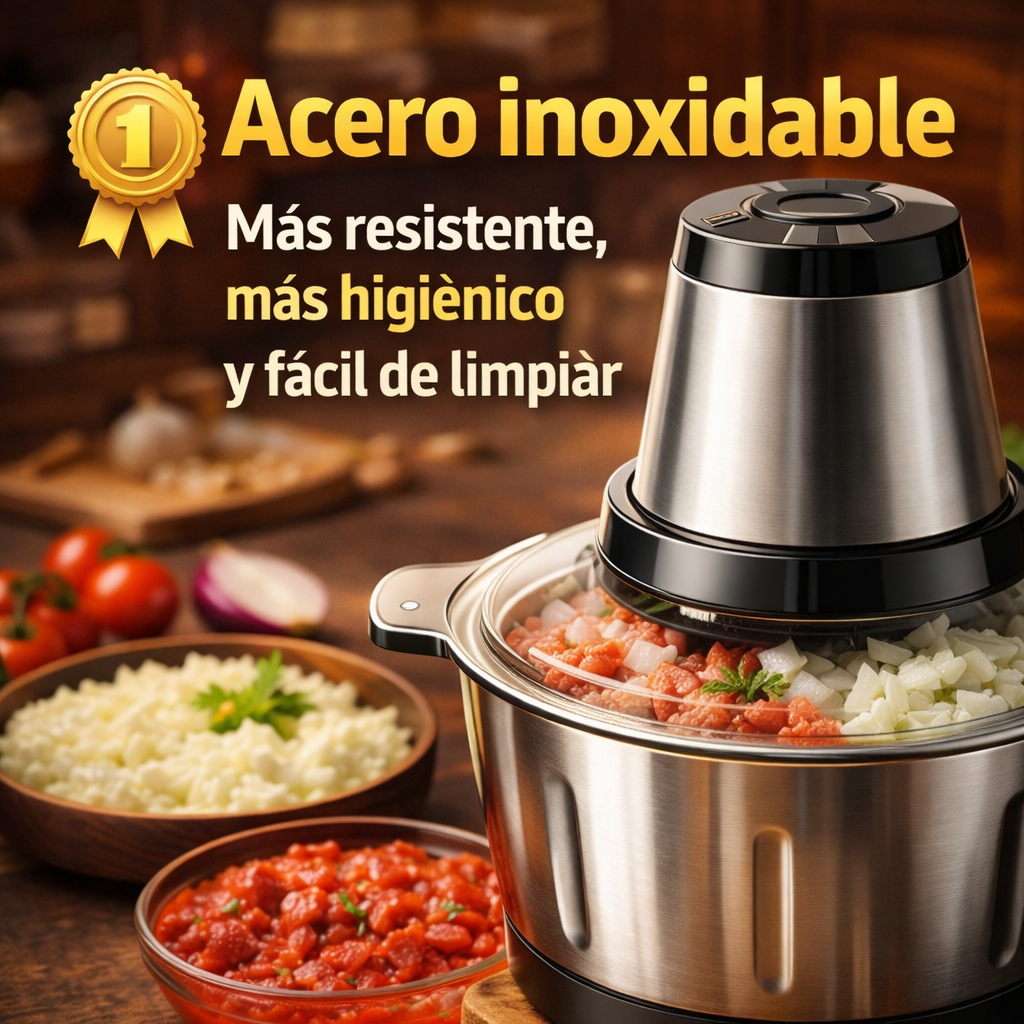 Diseñado para facilitarte la vida en la cocina desde el primer uso - Picador Electrico