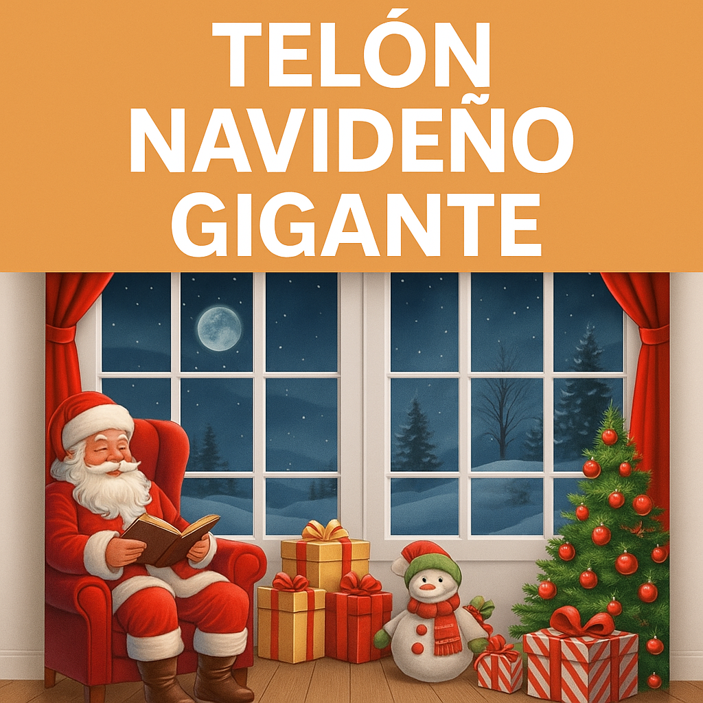 ¡Crea el Mejor Fondo para tus Fotos Navideñas! - TELON NAVIDEÑO