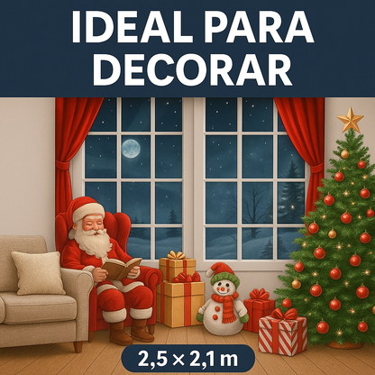 ¡Crea el Mejor Fondo para tus Fotos Navideñas! - TELON NAVIDEÑO