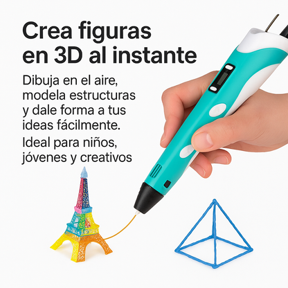 ¡Oferta Black Friday! Lápiz 3D Profesional + Filamentos Incluidos