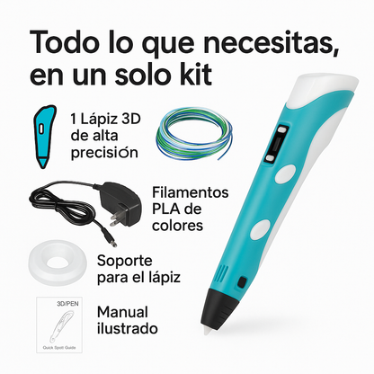¡Oferta Black Friday! Lápiz 3D Profesional + Filamentos Incluidos
