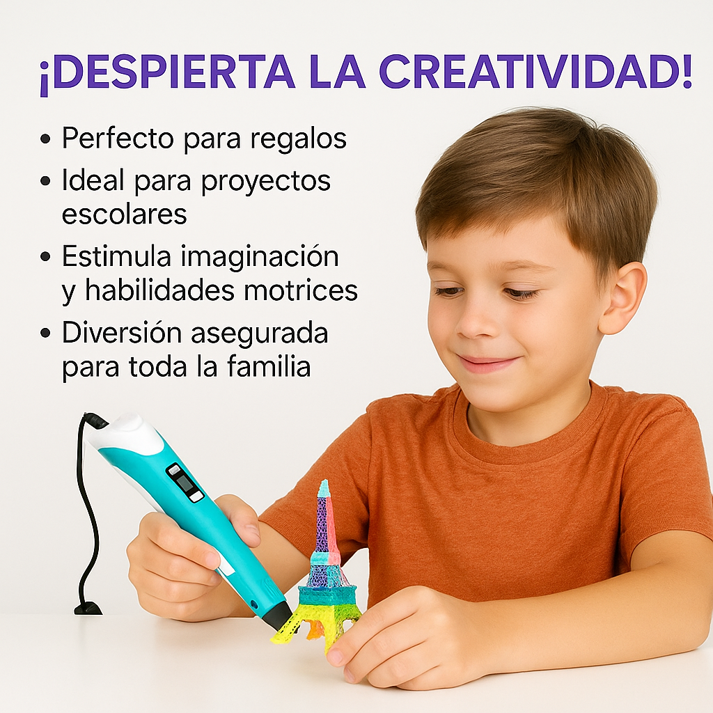 ¡Oferta Black Friday! Lápiz 3D Profesional + Filamentos Incluidos