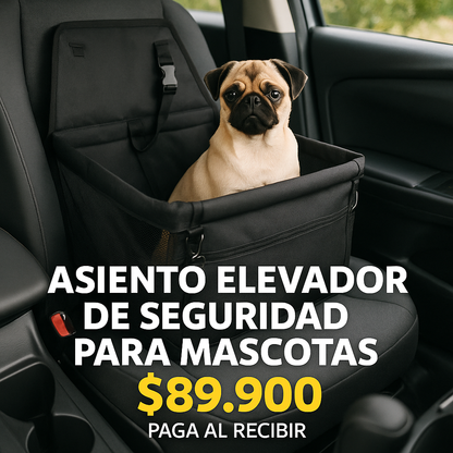 Tu perro seguro y cómodo en el carro - BOLSO DE MASCOTAS PARA CARRO.