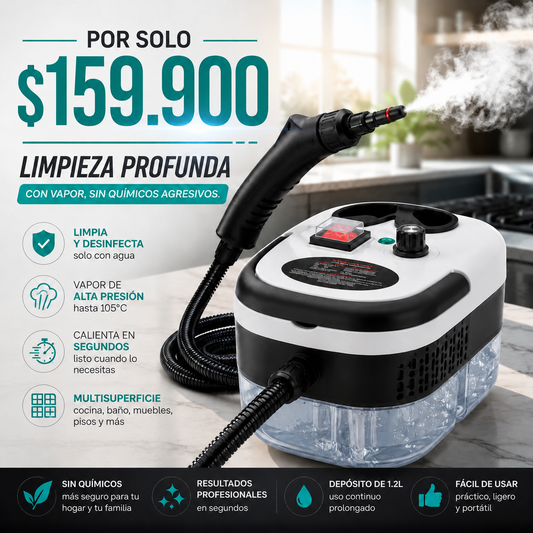 LIMPIADOR A VAPOR PORTATIL