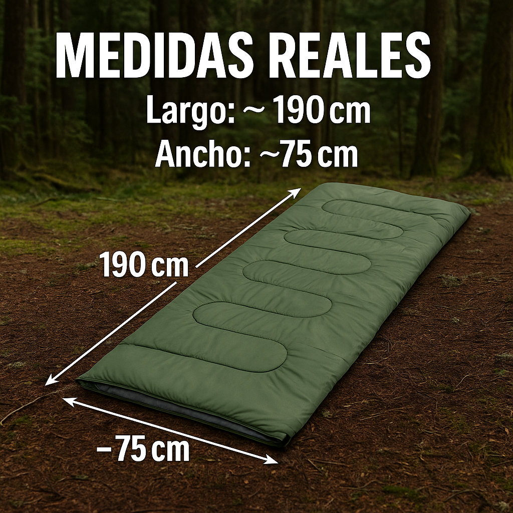 Cómodo, Ligero y Fácil de Llevar - BOLSA DE ALGODON CAMPING