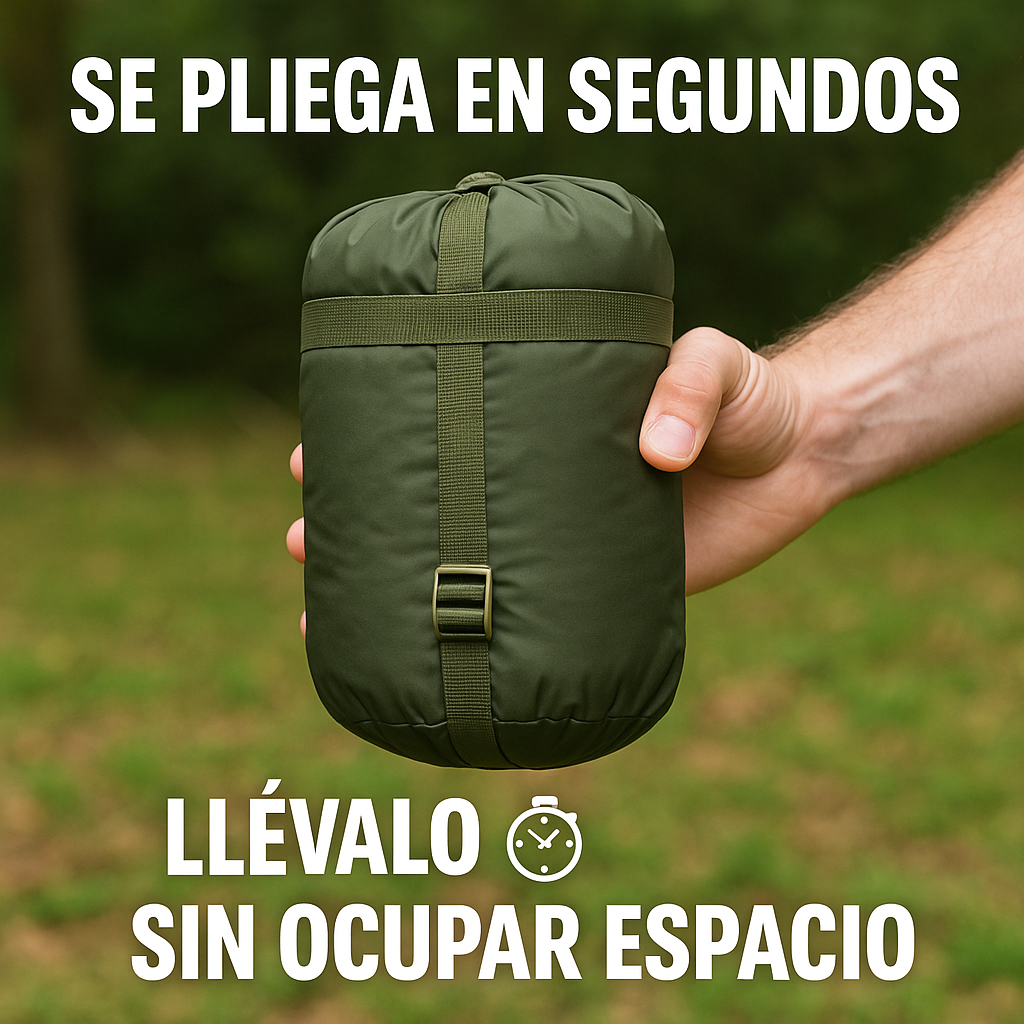 Cómodo, Ligero y Fácil de Llevar - BOLSA DE ALGODON CAMPING