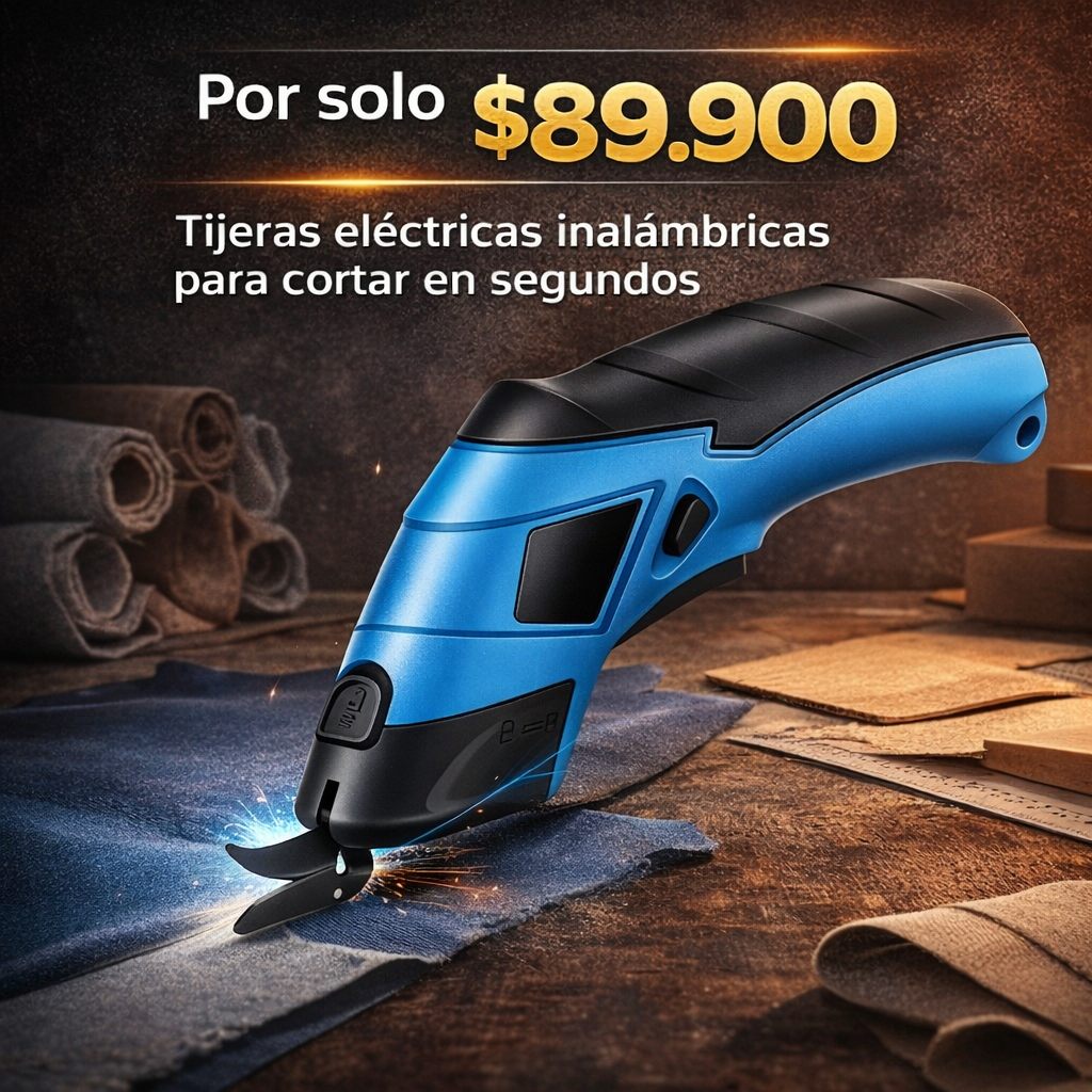 La forma más rápida y cómoda de cortar - TIjeras Electricas Inalambricas