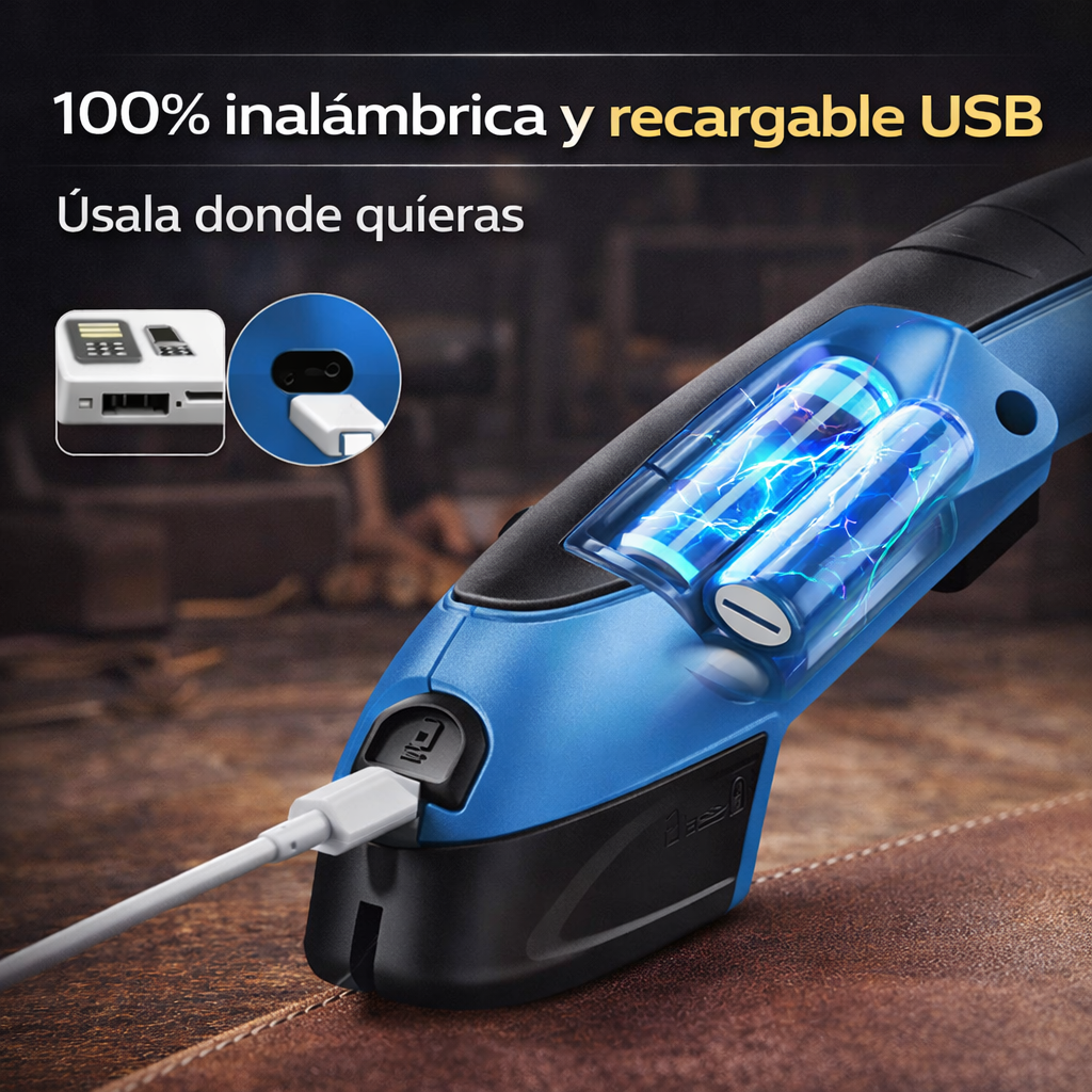 La forma más rápida y cómoda de cortar - TIjeras Electricas Inalambricas