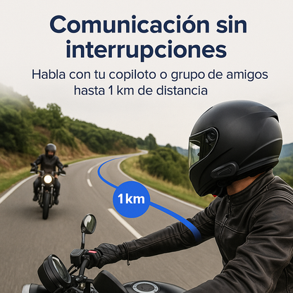 Intercomunicador BT-12: Conecta, Comunica y Disfruta Cada Viaje - INTERCOMUNICADOR BT12