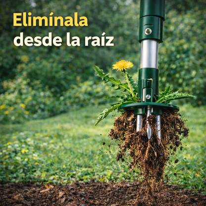 ¿Cansado de que la maleza vuelva a crecer? Arráncala desde la raíz - Extractor De Malezas