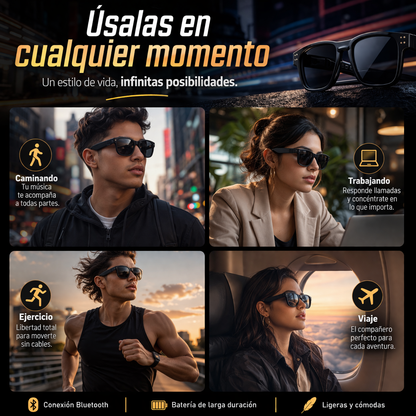 El accesorio que todos están empezando a usar 🔥 - Gafas Inteligentes Bluetooth