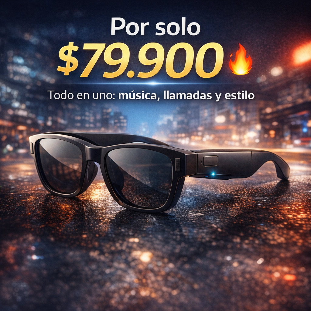 El accesorio que todos están empezando a usar 🔥 - Gafas Inteligentes Bluetooth