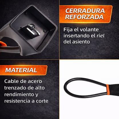 Un pequeño bloqueo, una gran diferencia - Cerradura Para Volante Antirrobo