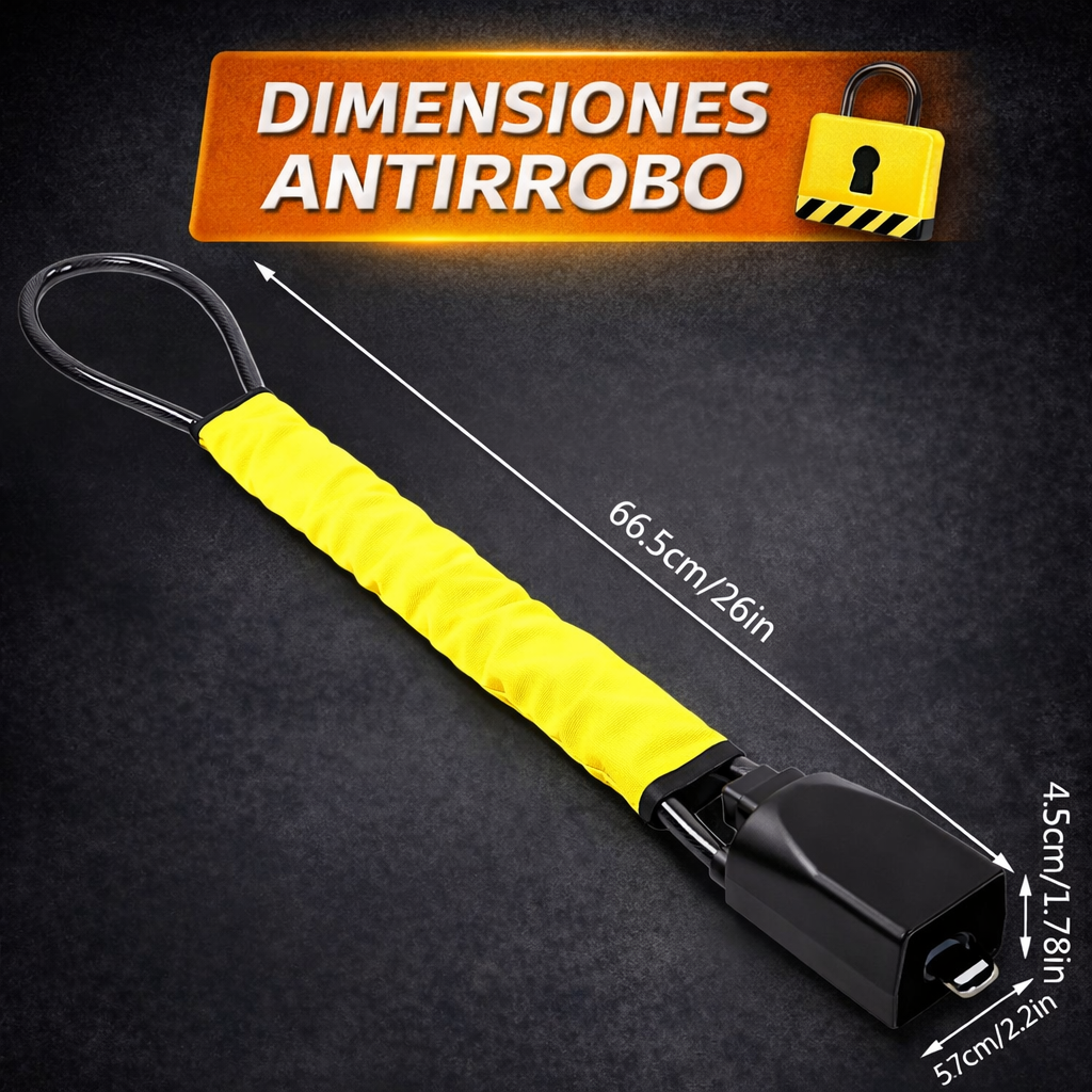 Un pequeño bloqueo, una gran diferencia - Cerradura Para Volante Antirrobo