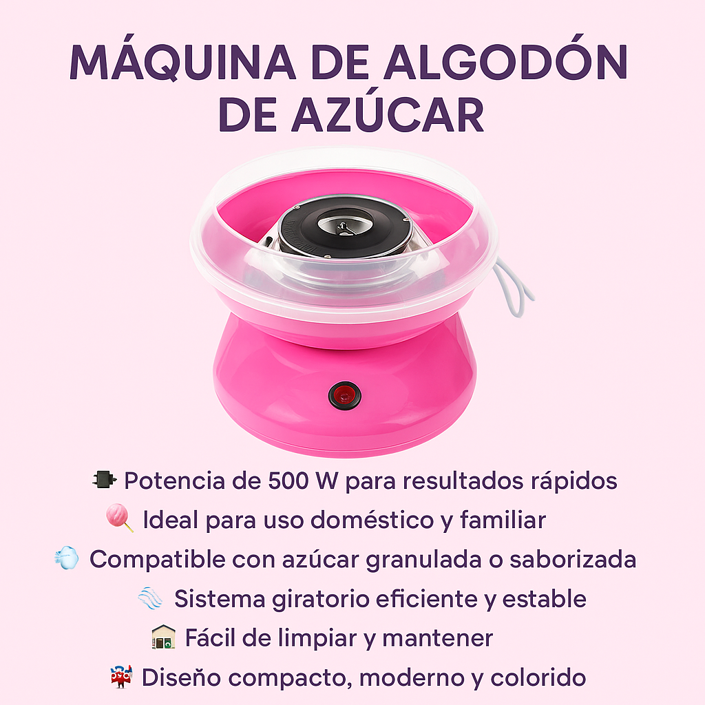 Dulces recuerdos, grandes sonrisas: crea tu propio algodón en casa