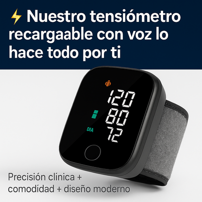 Controla tu presión en segundos, sin salir de casa.- TENSIOMETRO