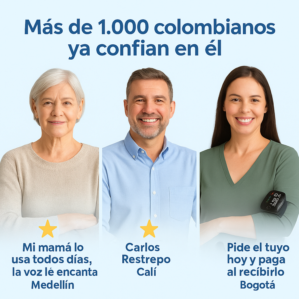 Controla tu presión en segundos, sin salir de casa.- TENSIOMETRO