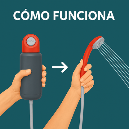 Tu Ducha, Donde Quieras y Cuando Quieras - Set De Ducha Portatil