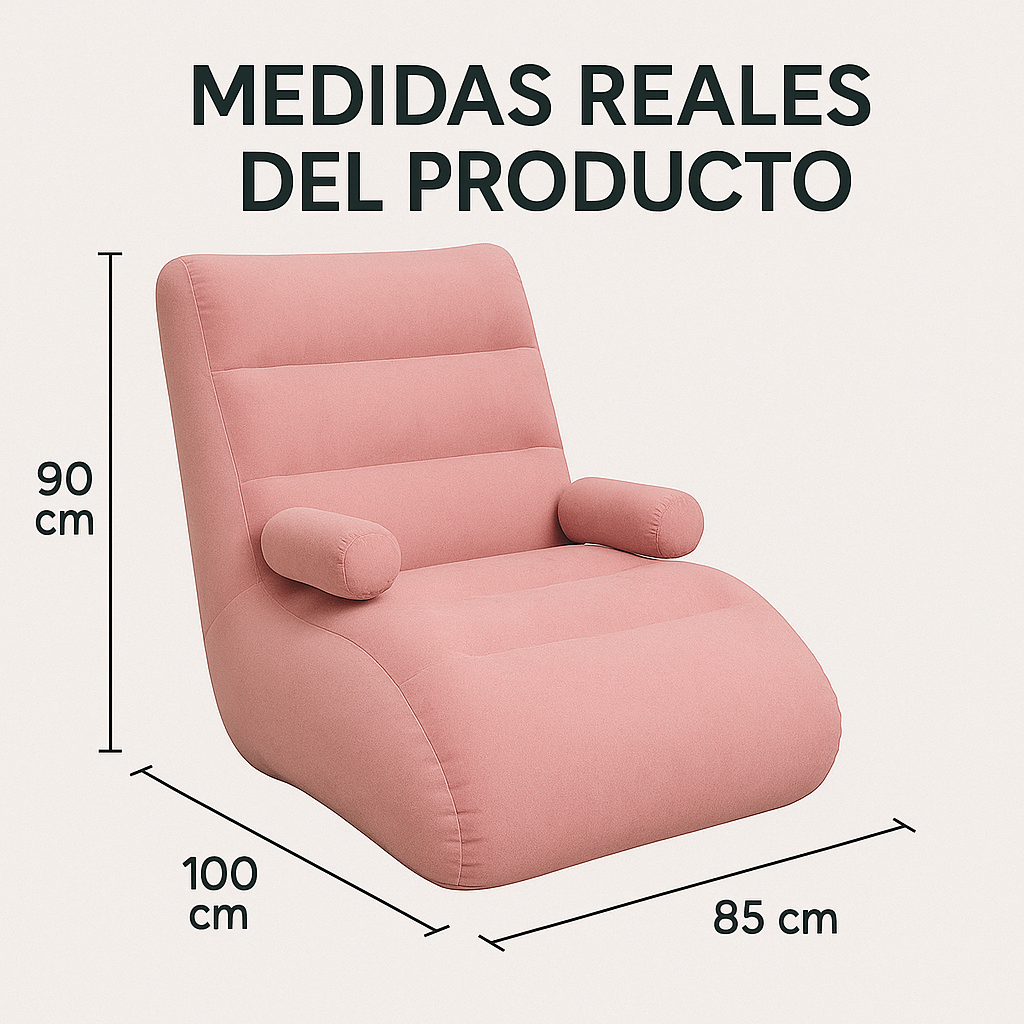 Sofá Inflable Portátil – Material Resistente y Fácil Inflado - SOFA INFLABLE