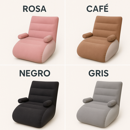 Sofá Inflable Portátil – Material Resistente y Fácil Inflado - SOFA INFLABLE