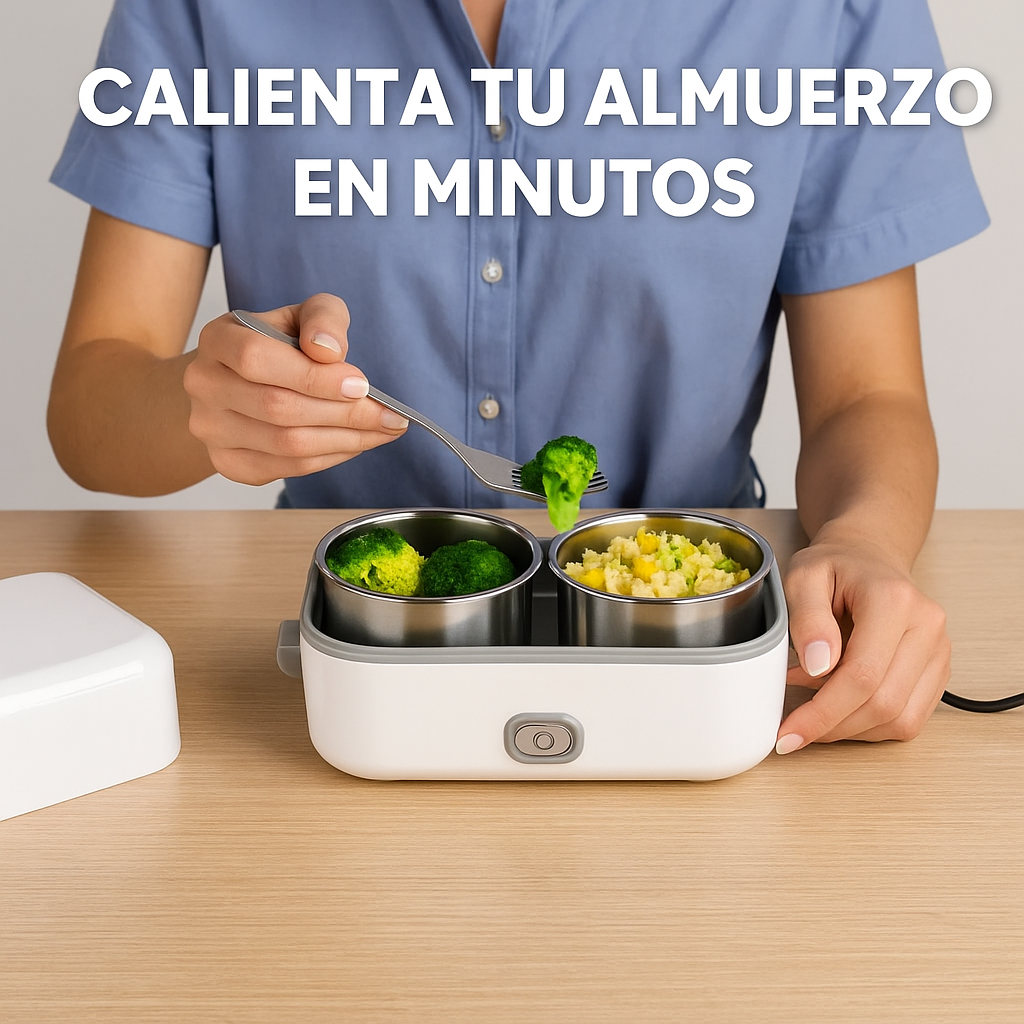 ¡Tu comida caliente siempre contigo! - LONCHERA ELECTRICA