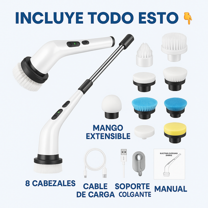Adiós suciedad difícil, hola brillo inmediato - LIMPIADOR ELECTRICO